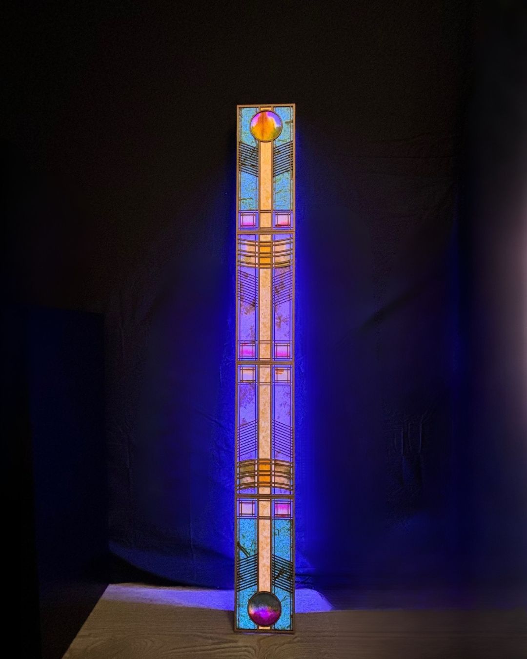Kendrick Cowdery Tie Dye Wall Sconce Luminary